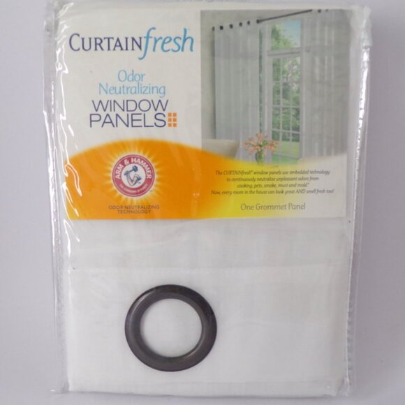 Curtain Fresh Window Panel Grommet Voile White 59"x95" - Picture 4 of 4